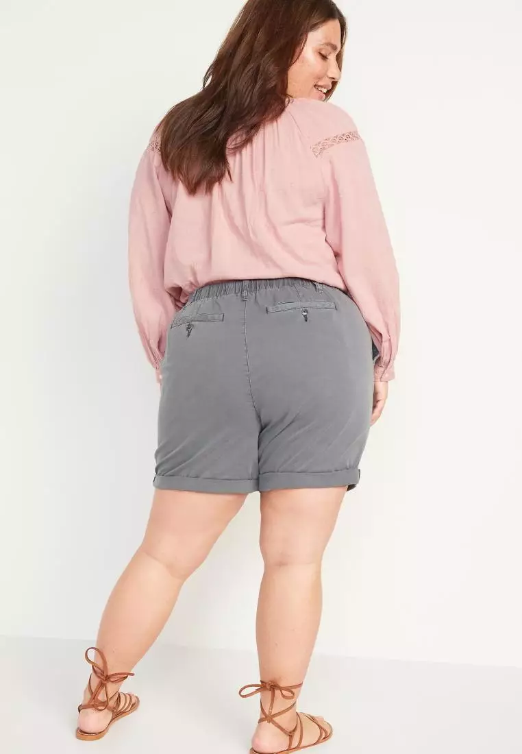 High-Waisted OGC Chino Shorts for Women -- 7-inch inseam