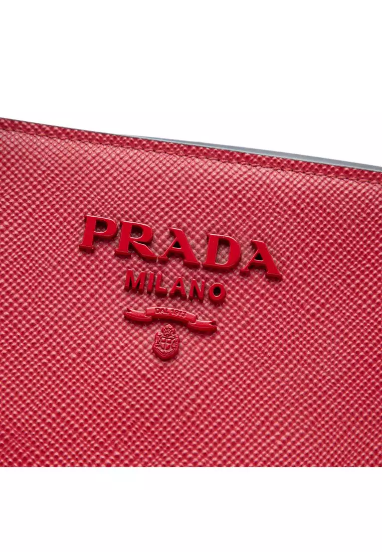 Pre-Loved Prada Medium Saffiano Cuir Monochrome Top Handle Tote