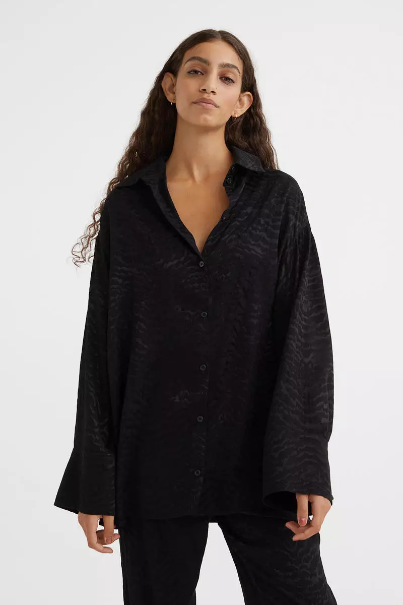 H&m viscose shirt hot sale
