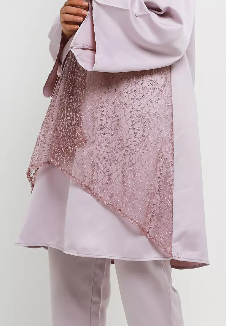 MFMW Zuriah Set Brukat Mauve