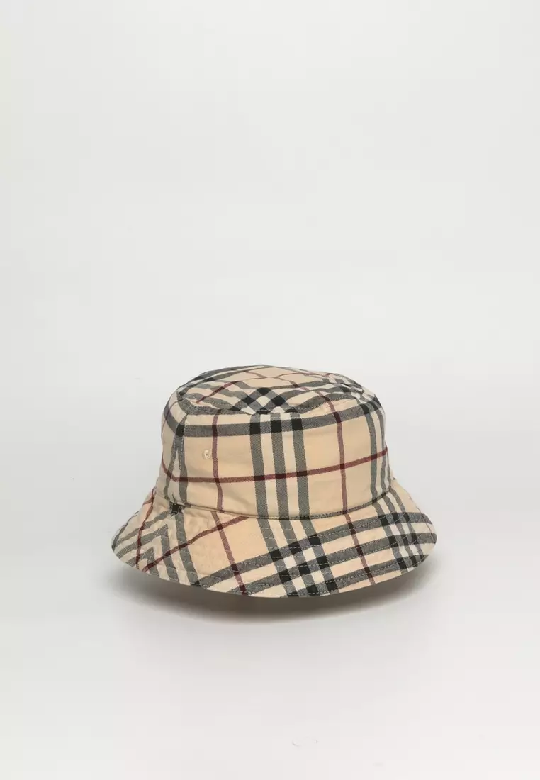 Buy Burberry Cotton Bucket Hat 2024 Online | ZALORA Philippines