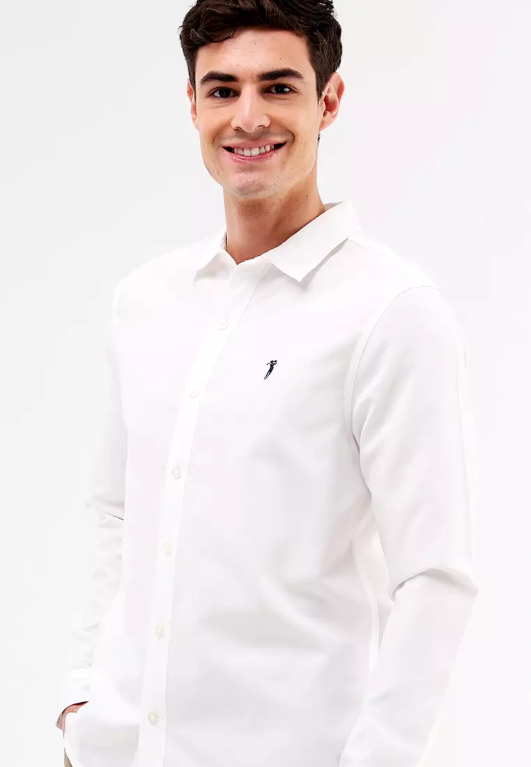 Woven Polo Long Sleeve