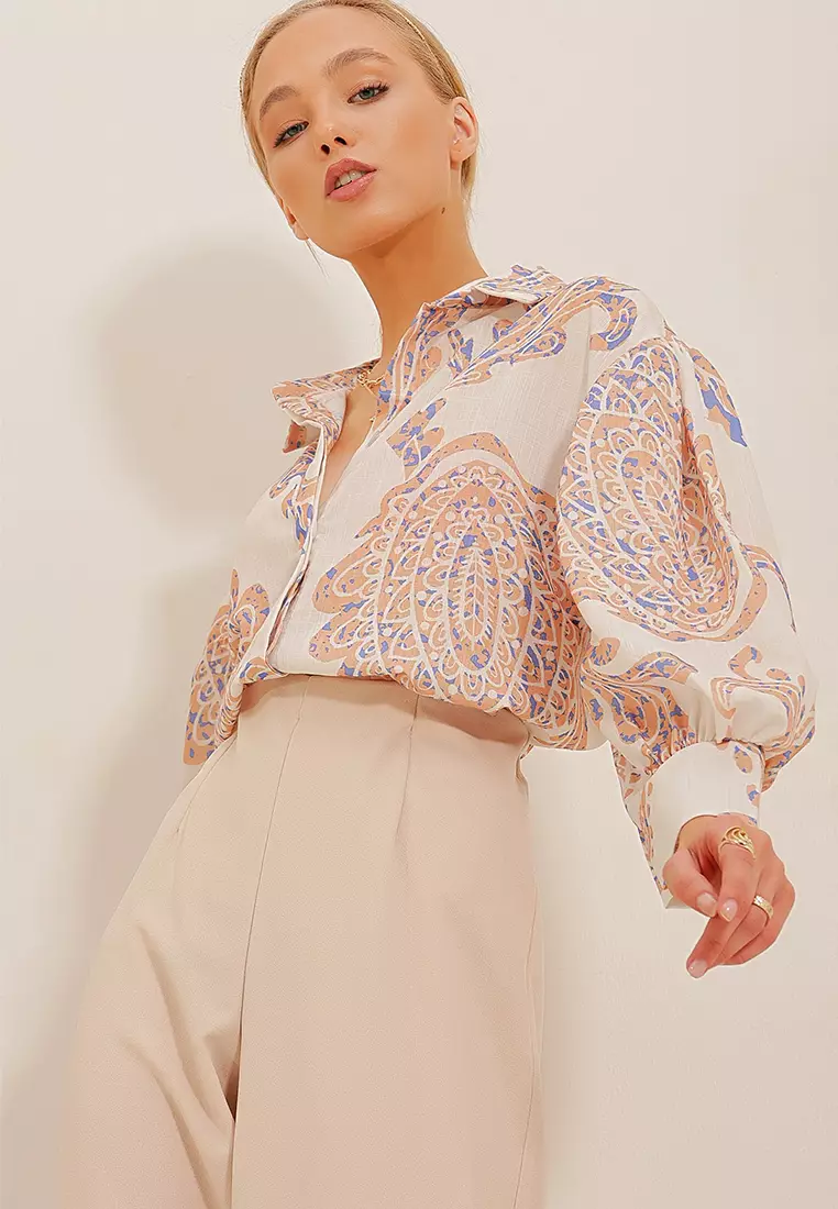 Patterned Woven Shirt