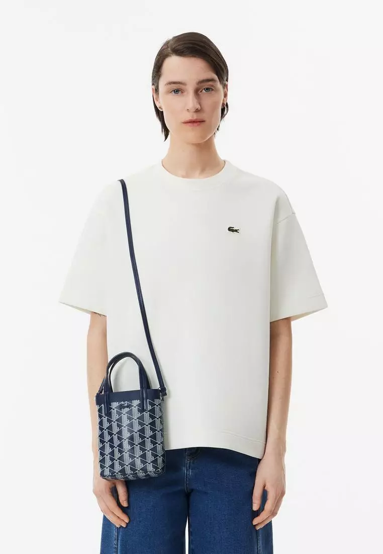 Buy Lacoste Zely Coated Canvas Monogram Mini Tote 2025 Online ZALORA