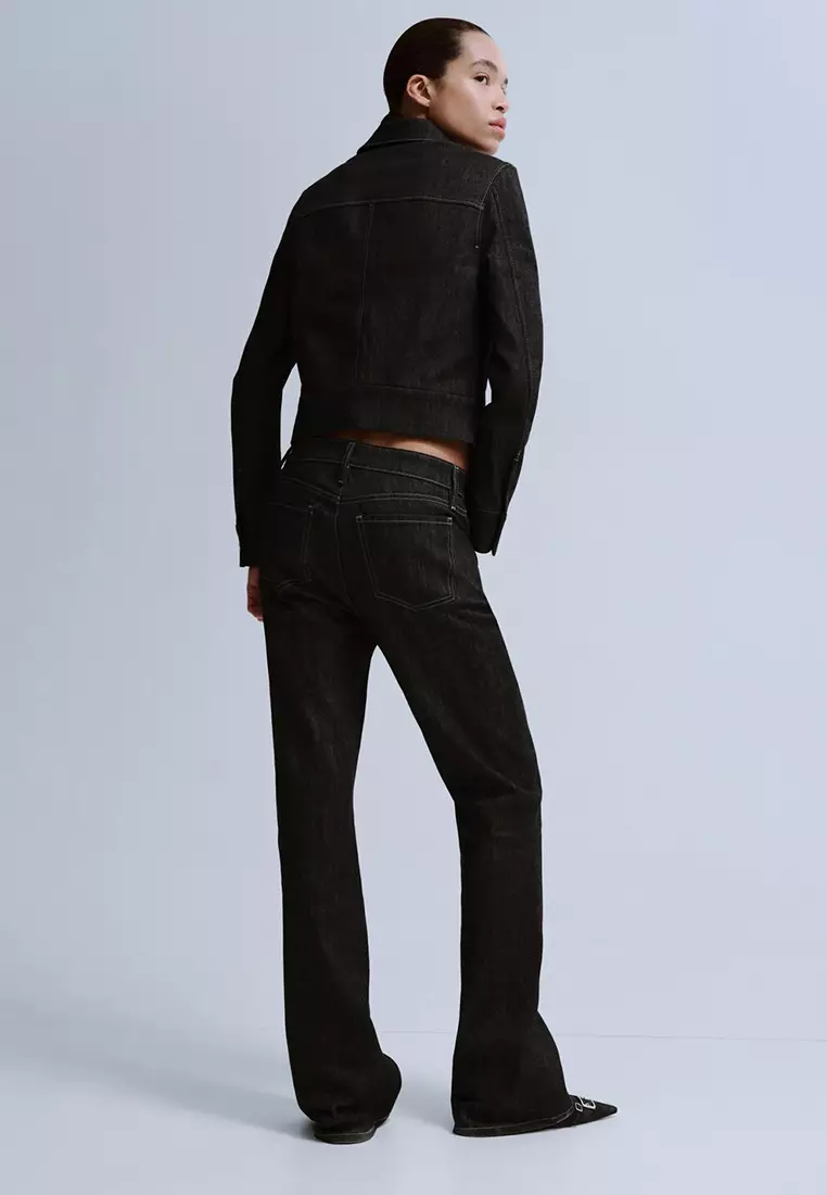 Mid-Rise Flared Jeans