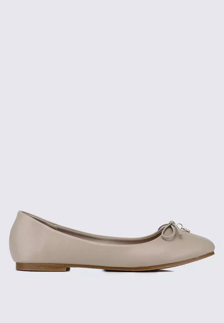 Discount on My Ballerine  shoes - SKU: My Ballerine Briony Comfy Ballerina In Almond