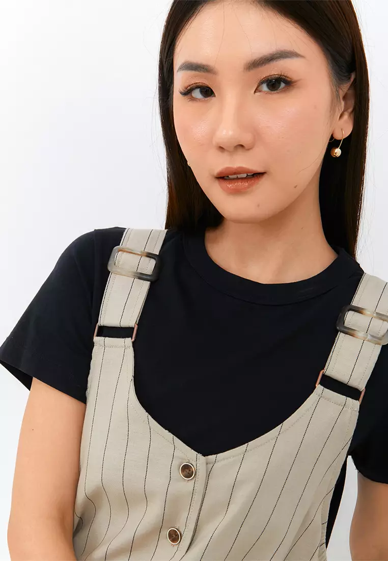 C2 Trebic Khaki Overall Wanita