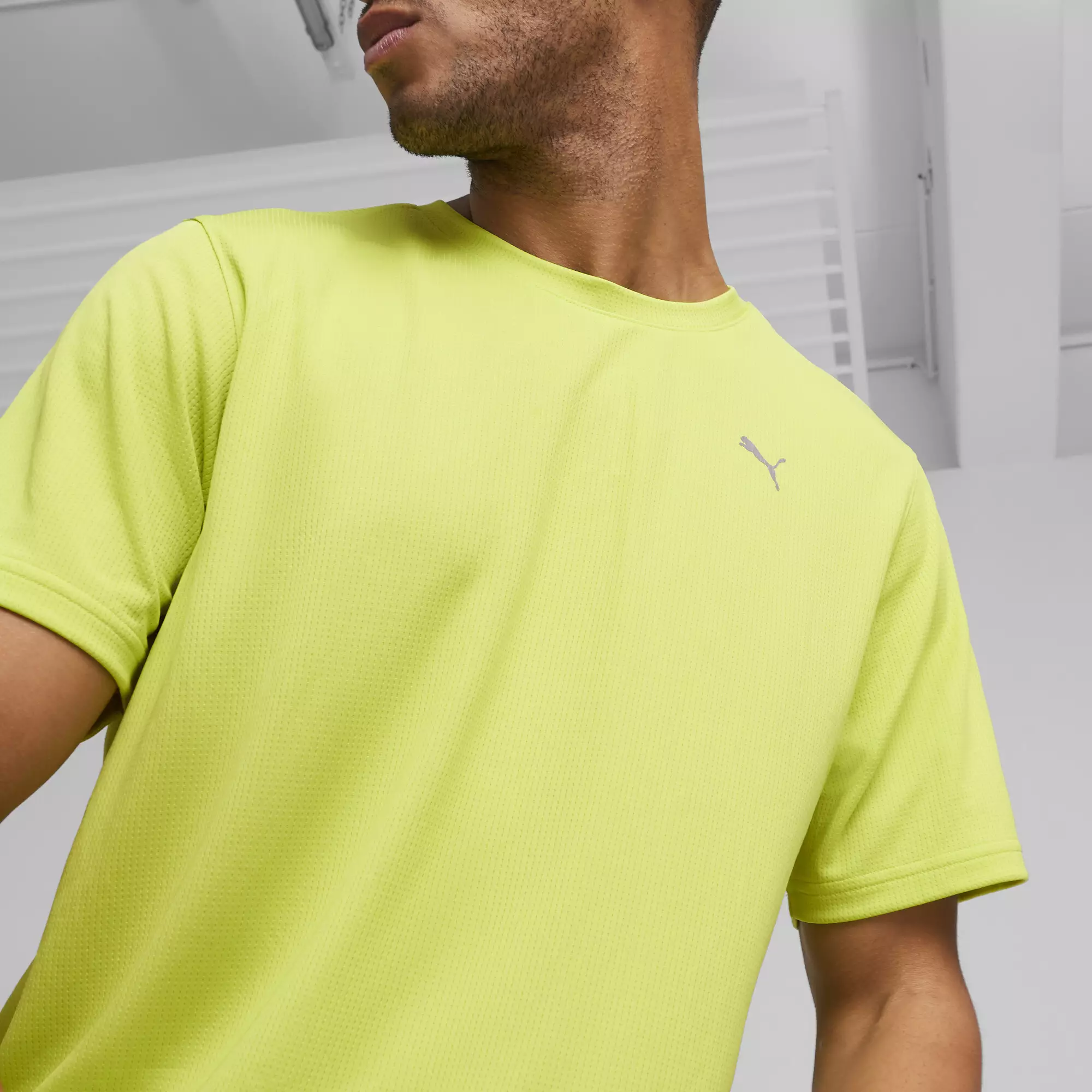 Jual PUMA PUMA Performance Short Sleeve Training Tee Men Lime Pow ...