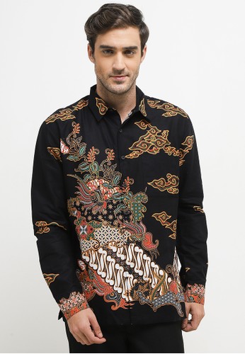 Batik First black and multi Shirt SLIM Long Sleeve+Lining 2ECAFAA6F710E4GS_1