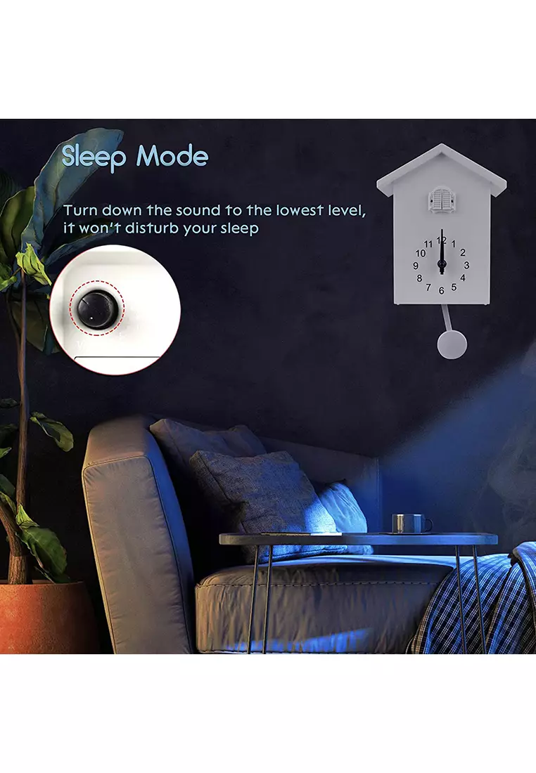 Buy FUNKY.sg Wall Cuckoo Cuckoo Clock. muji Birdhouse Clock Minimalist