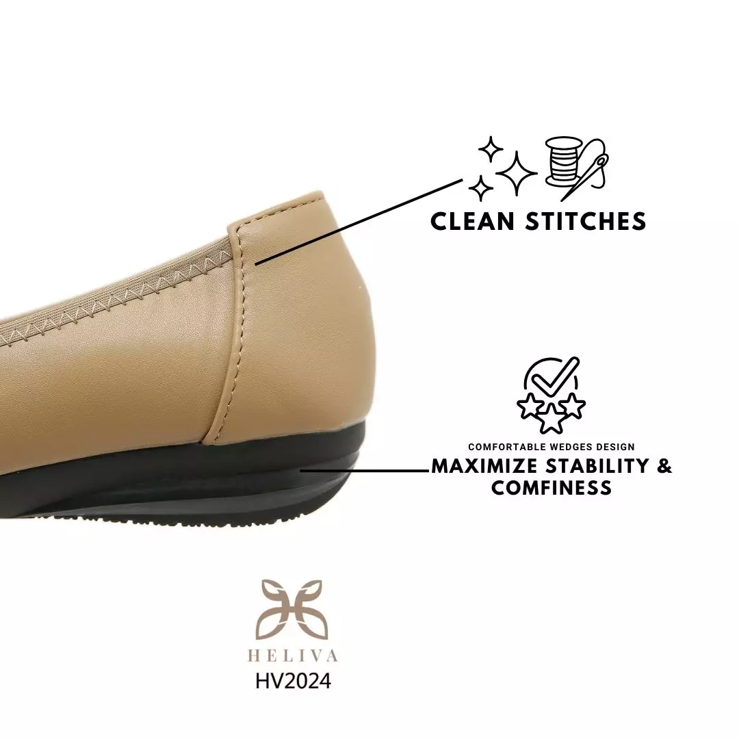 Heliva Hebe Loafer Slip On Shoes Square Toe Sol 2cm HV2024