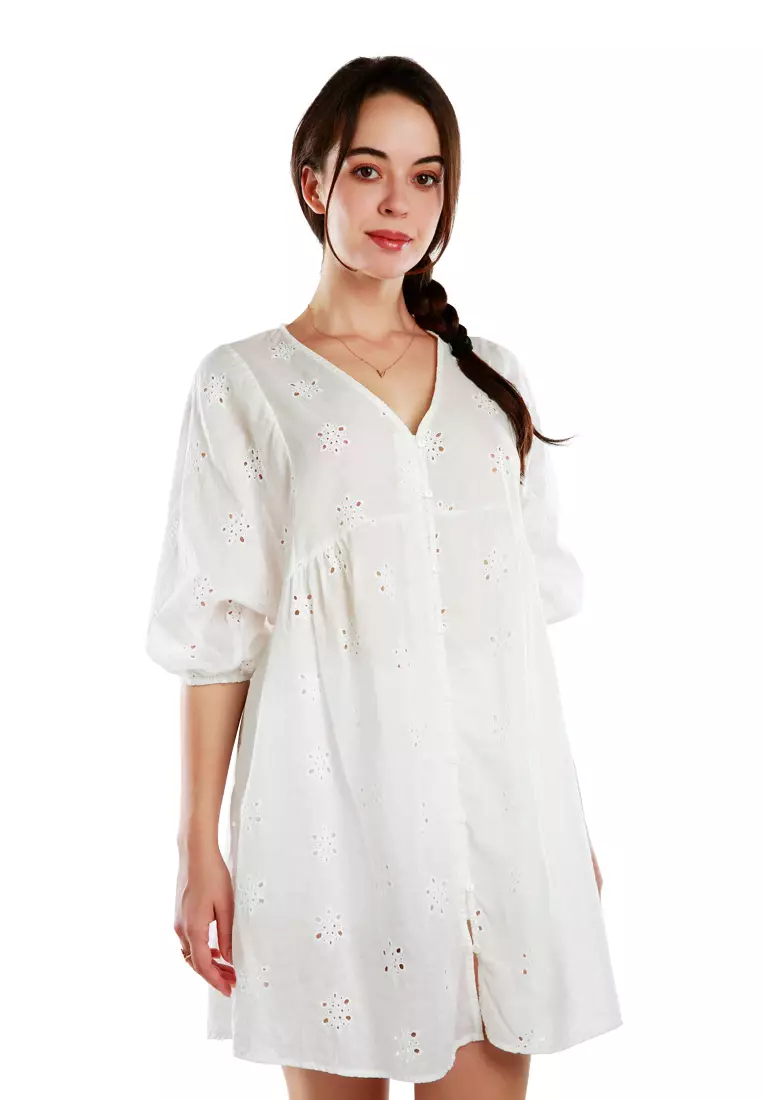 Cheap white cotton best sale dress