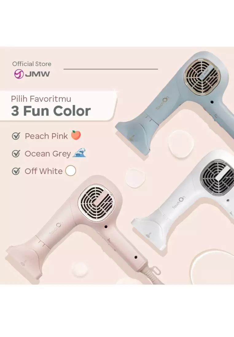 JMW Touch On Hair Dryer / Pengering Rambut - Ocean Grey