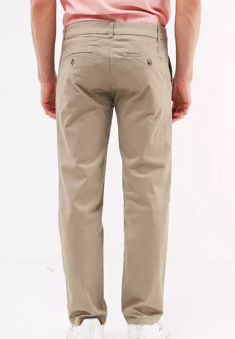 Regular Straight Chino Pants