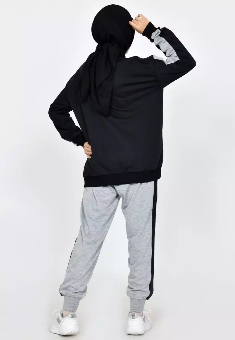 Couple Set Training Babyterry [2 PCS Setelan Sporty Olahraga] Pria Wanita Size M-XXL