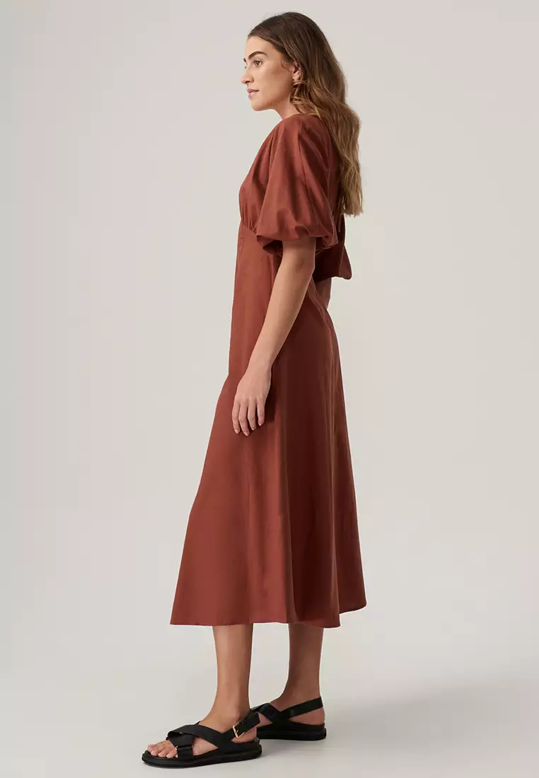 Palm Midi Dress
