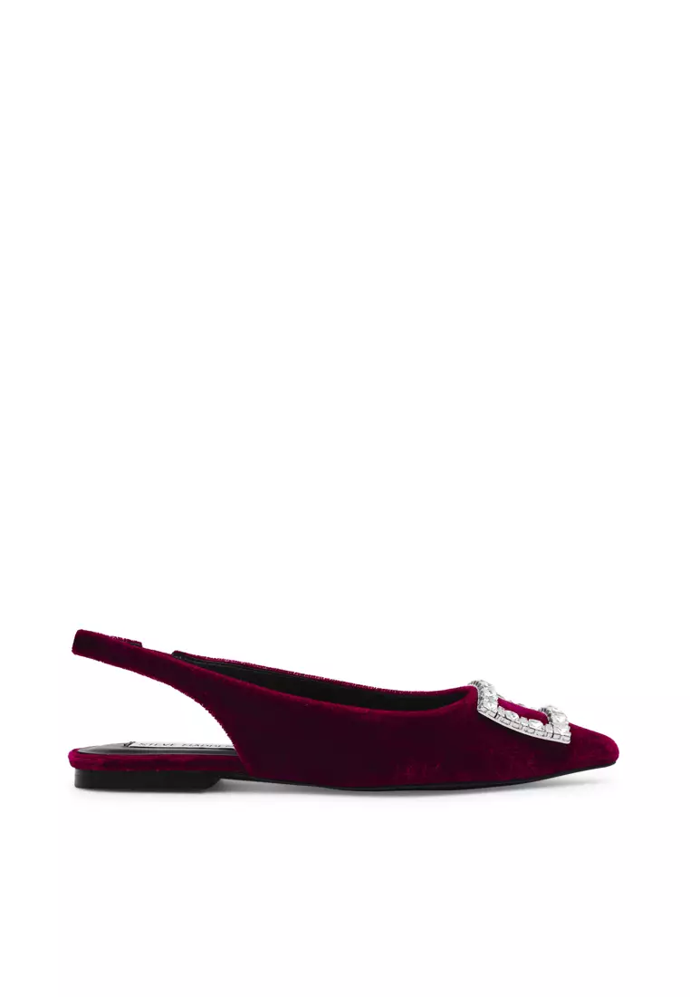 Steve madden burgundy flats shop