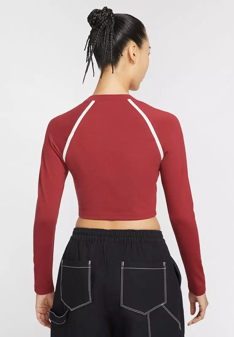 Sportswear Tight Long-Sleeves Cropped Top
