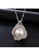 Rouse silver S925 Pearl Geometric Necklace A3A64ACE22FD4BGS_2