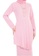 SARIMA grey and pink Kurung Pleated Muslimah Fashion Dusty Pink 12D2DAAE999F5AGS_3