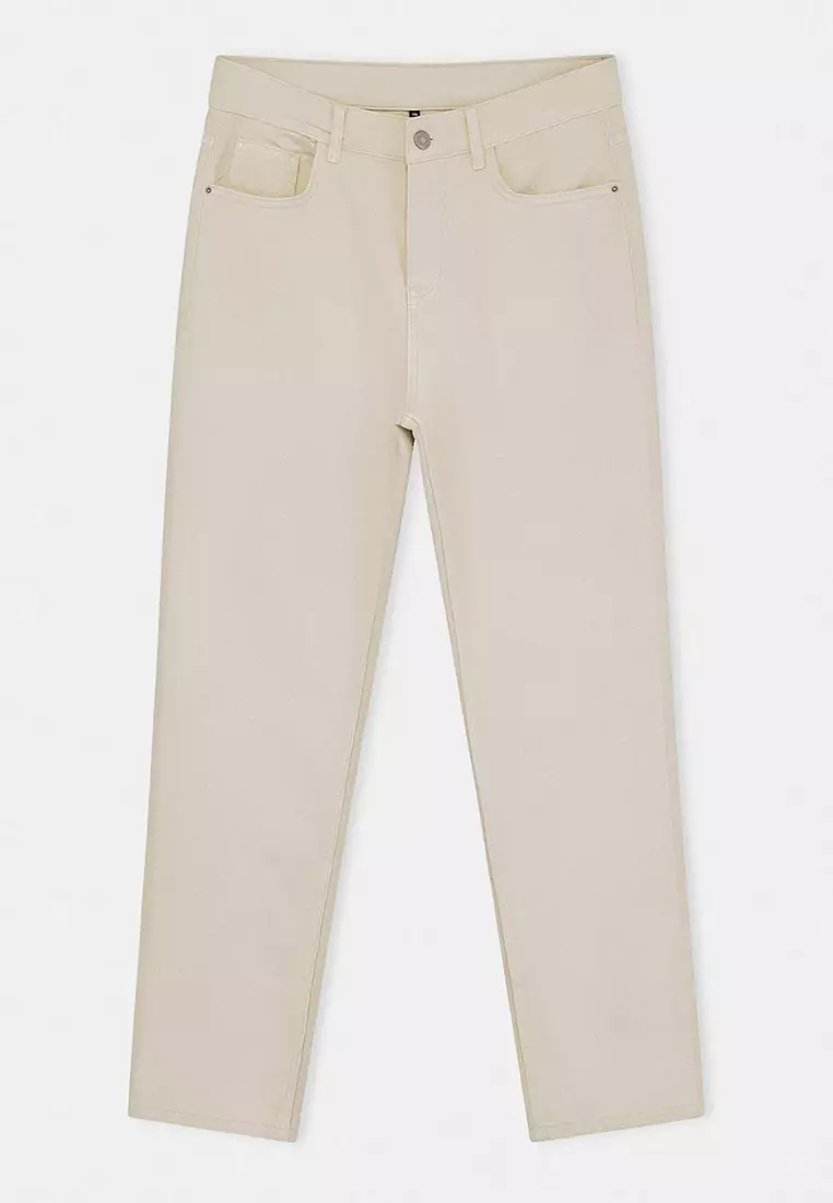Straight Cut Denim Jeans