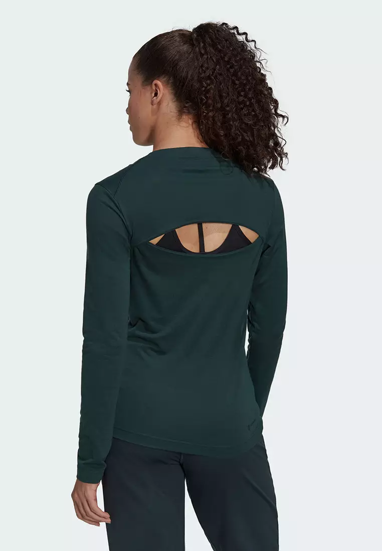 ADIDAS Adult FEMALE AUTHENTIC BALANCE YOGA LONG SLEEVE TOP 2024