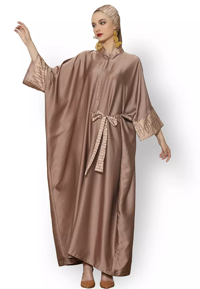 Kanzi Exclusive Long Sleeve Songket Kaftan