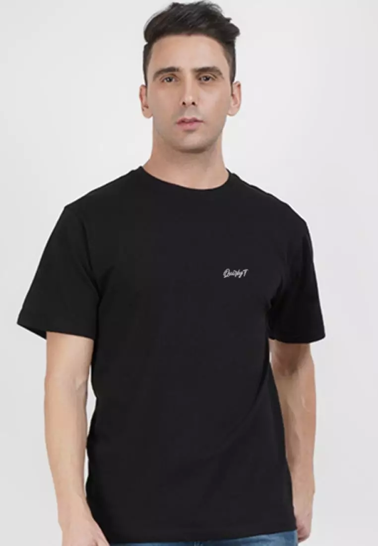 Be An Adventurer Black Cotton Short Sleeve Crew Neck Relaxed Tee