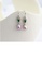 Glamorousky green 925 Sterling Silver Fashion and Elegant Geometric Purple Freshwater Pearl Earrings with Green Cubic Zirconia BFADEAC1243AB5GS_4