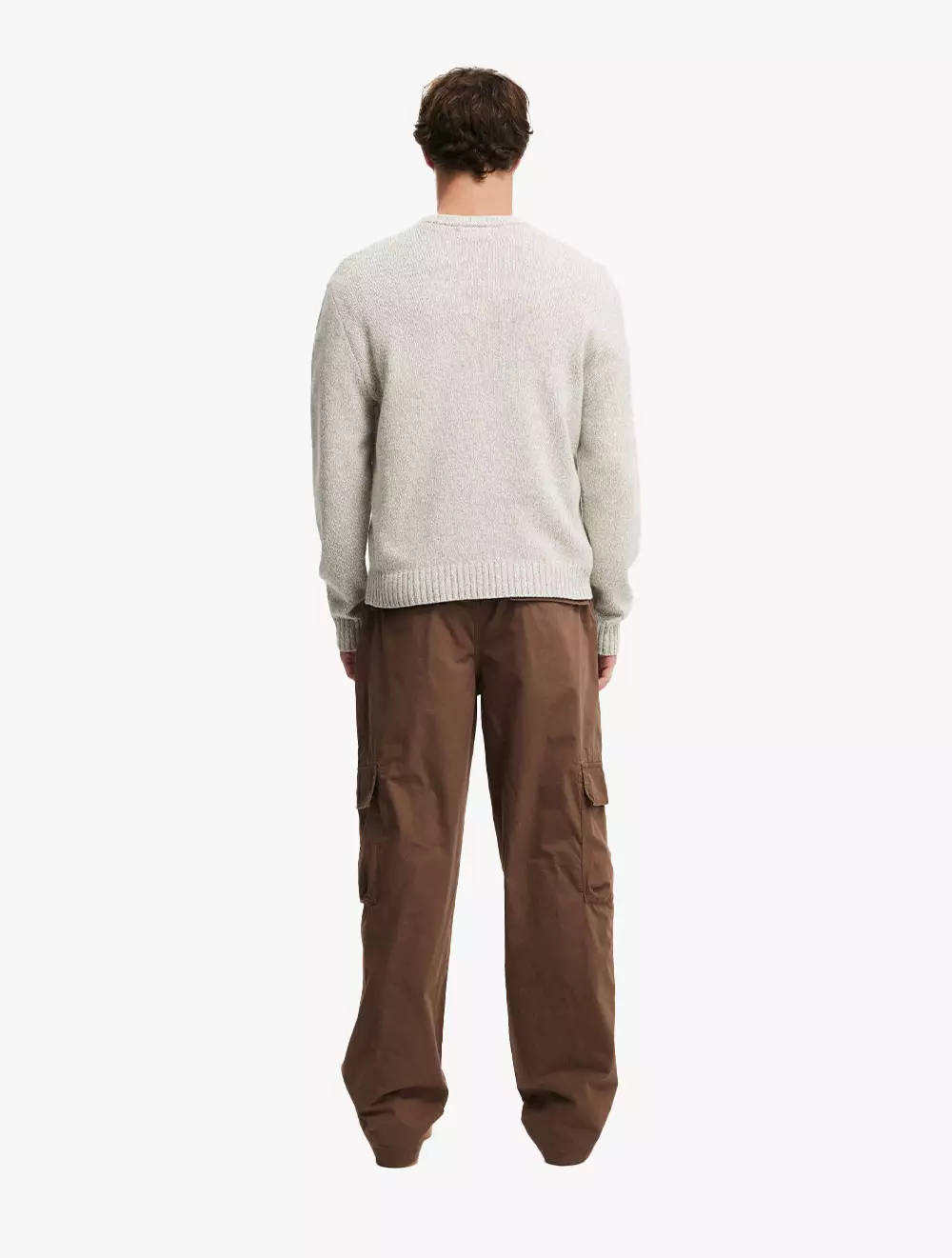 Cotton On - PANTS - Knox Baggy Cargo Pant - CHOCOLATE BROWN