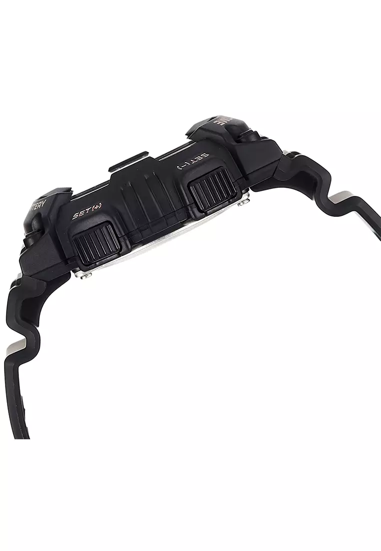 Casio World Time - Jam Tangan Pria - Black - Resin Strap - AEQ-1100W-1A3VDF