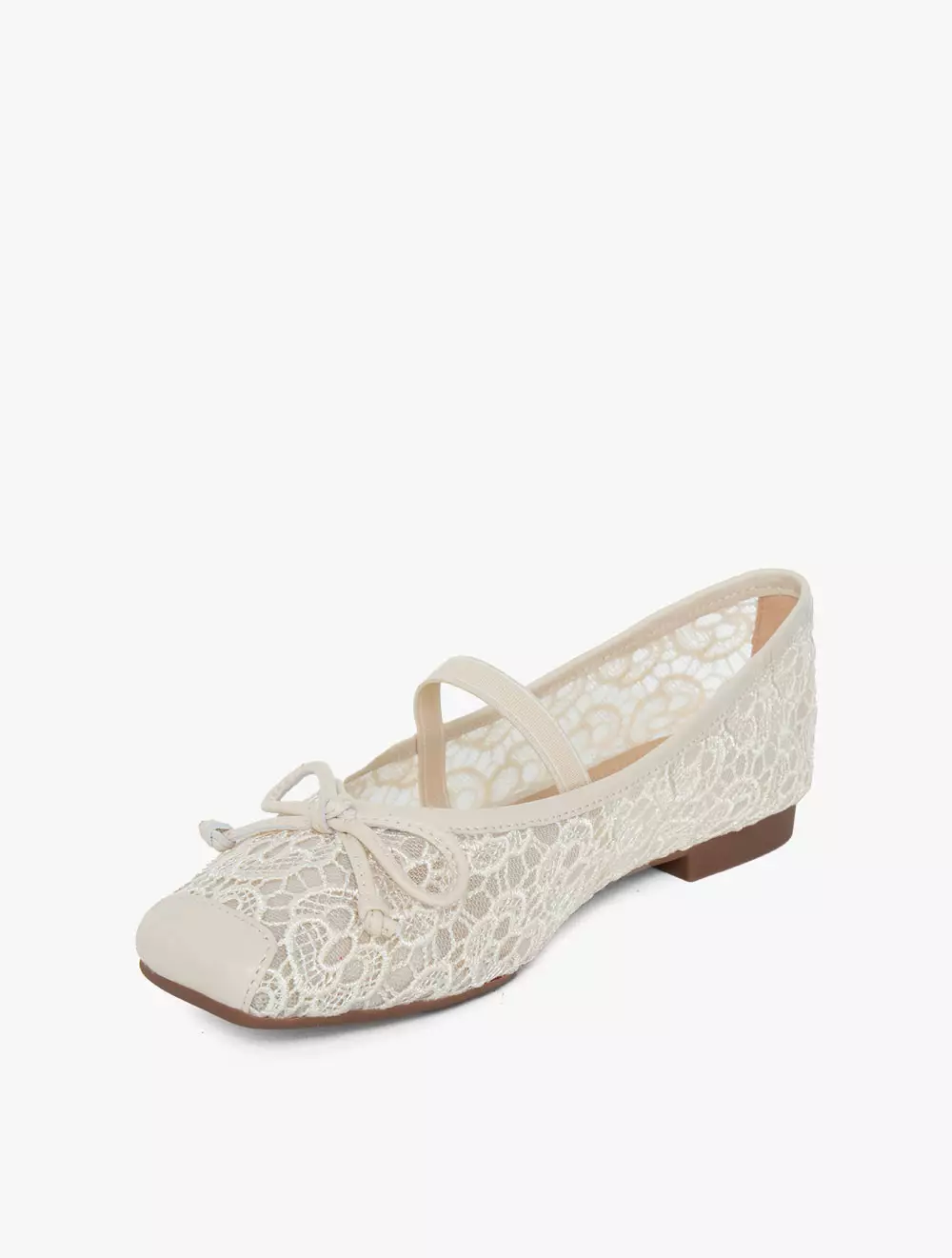 Nine West ZHA19-7 Women's Ballerina Flats - White