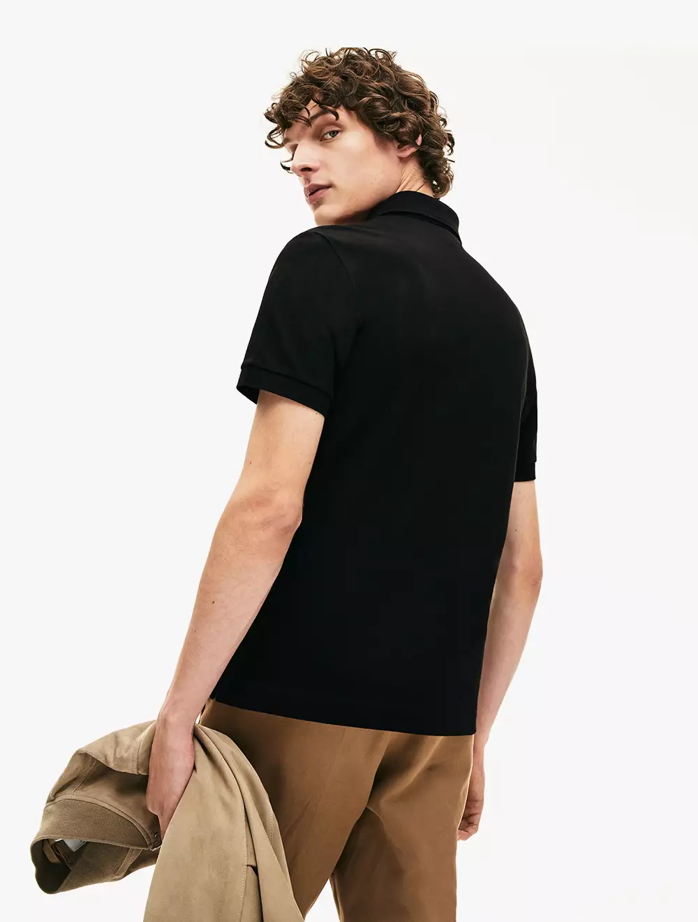 Smart Paris Polo Shirt Stretch Cotton - BLACK