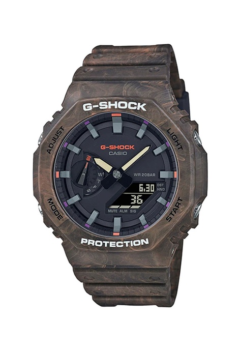 G-SHOCK Casio G-Shock Men's Analog-Digital Watch GA-2100FR-5A Mystic Forest Brown Resin Band Sport Watch