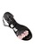 Twenty Eight Shoes black 3D Flora Jelly Heels Rain Shoes VR239 64498SH75E280DGS_2