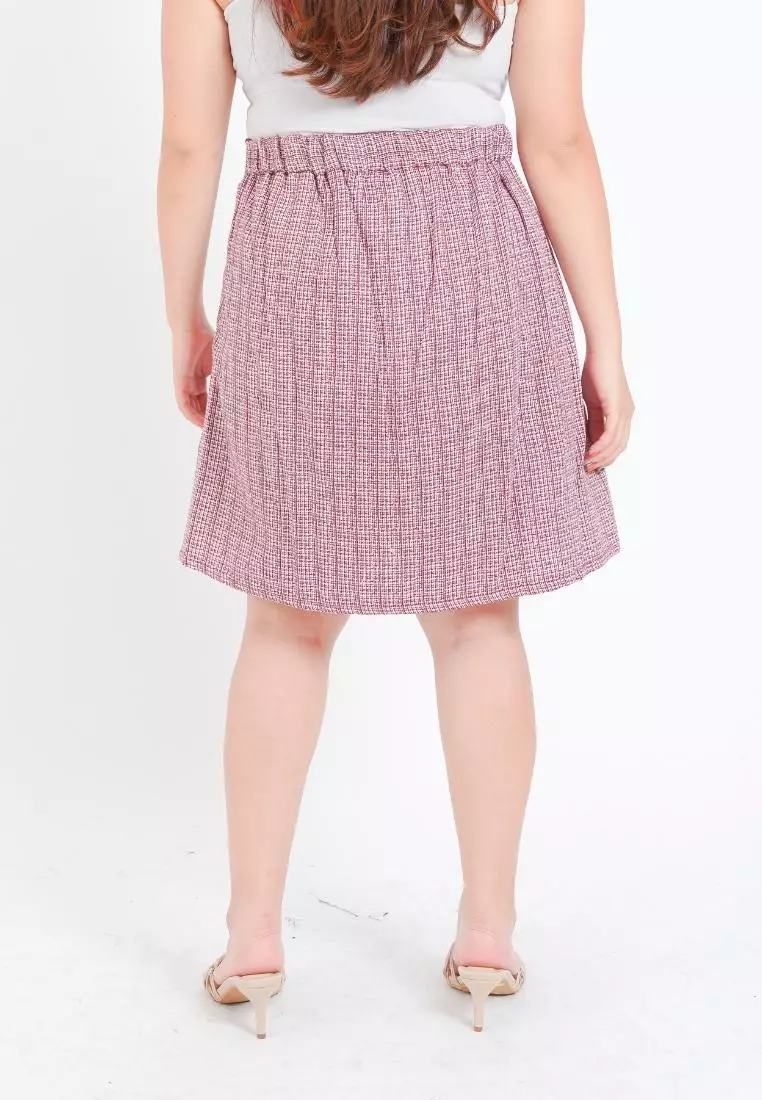 Plus Size Skort Na Ra Red