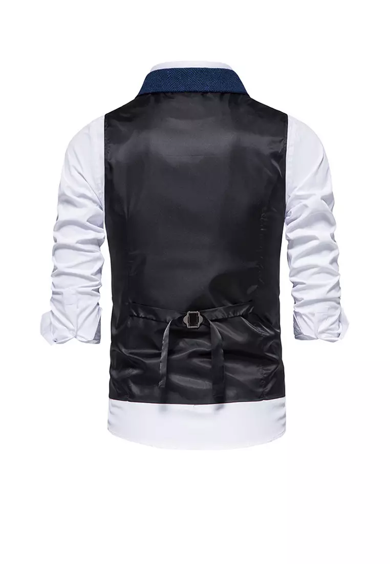 Buy HAPPY FRIDAYS Lapel Suit Vest ZQ1318M88 2026 Online | ZALORA