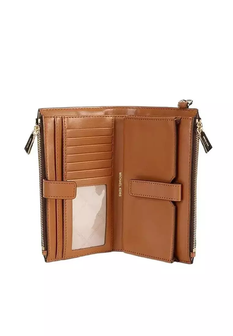 Jet Set Travel Signature Logo Smartphone Wallet In Brown 35F8GTVW0B