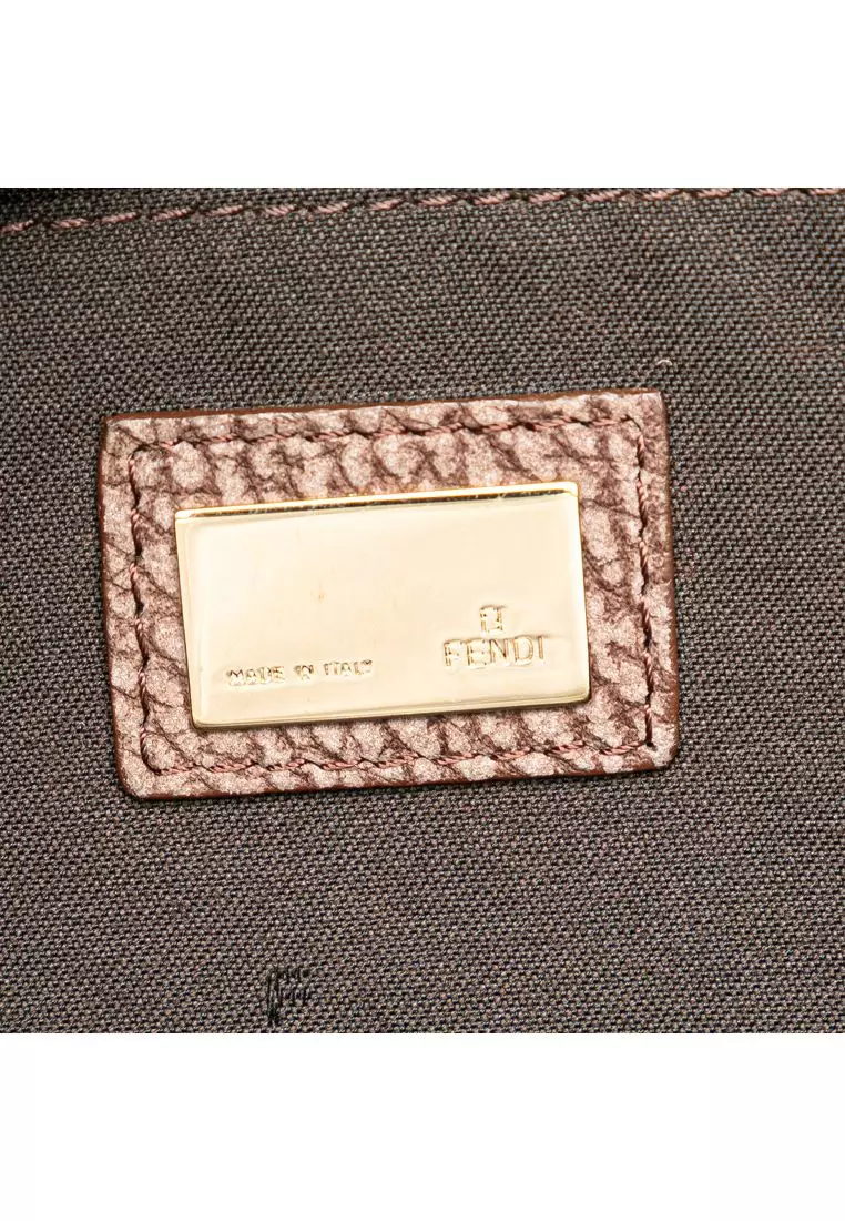 Pre-Loved Fendi Zucchino Canvas Sweety Crossbody