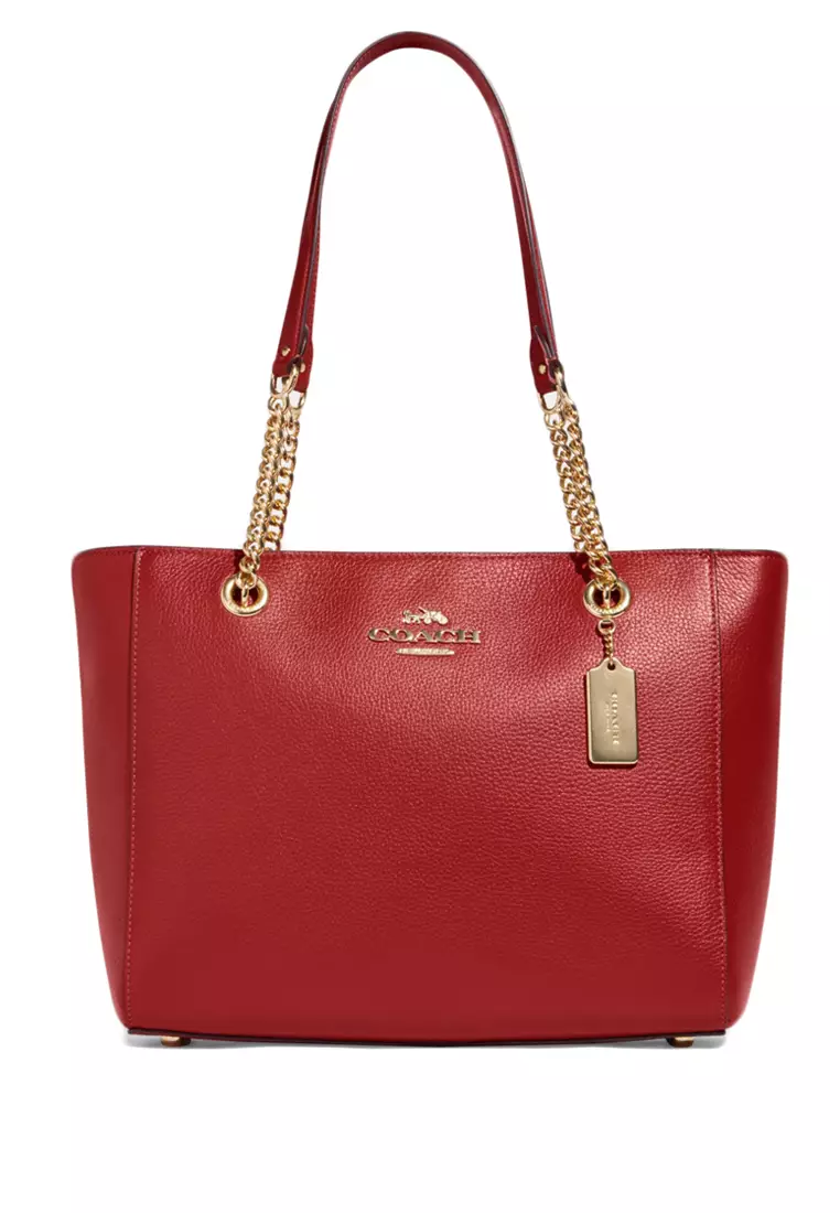 Coach on sale red handbag