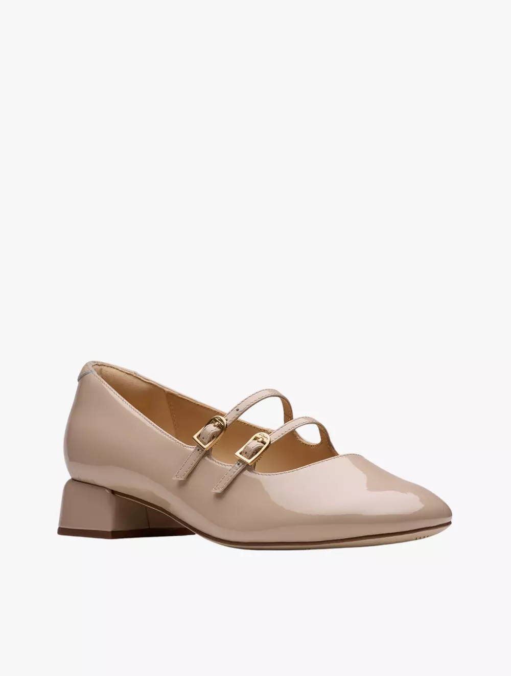 Clarks Daiss30 Shine Sand Patent