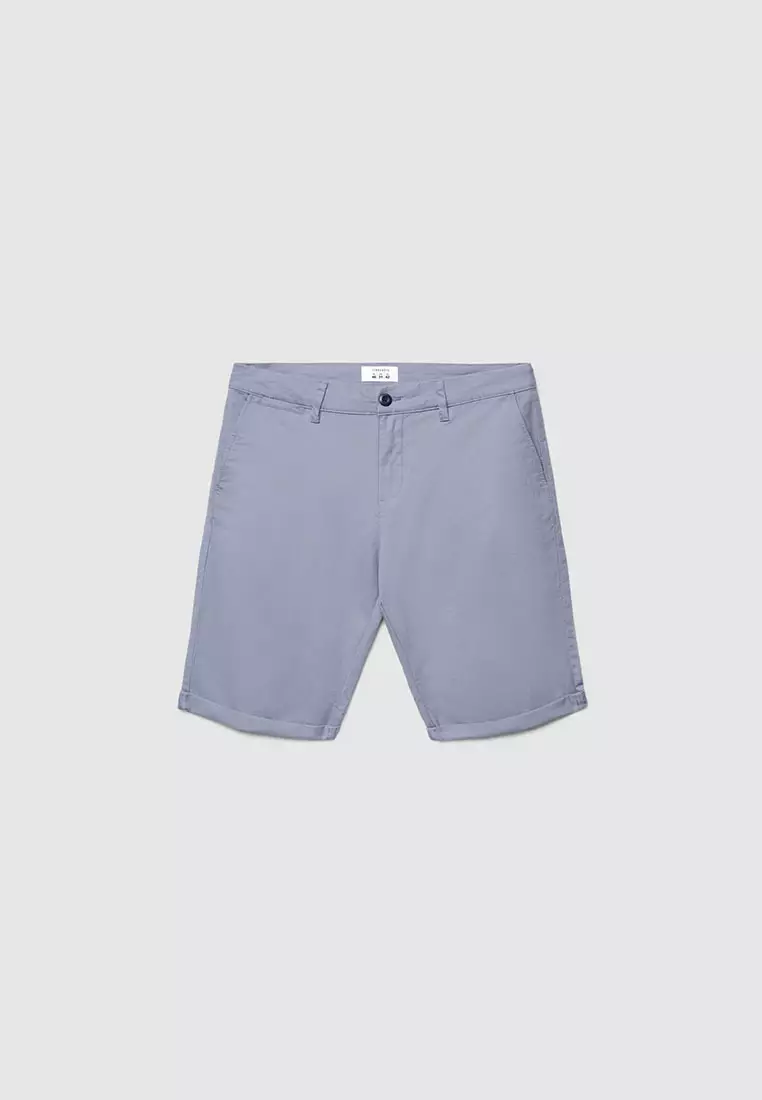 Men's Chino Shorts With Cuffs