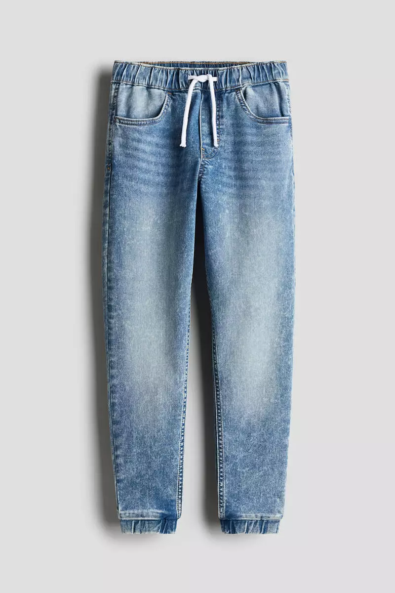 H&m denim joggers online