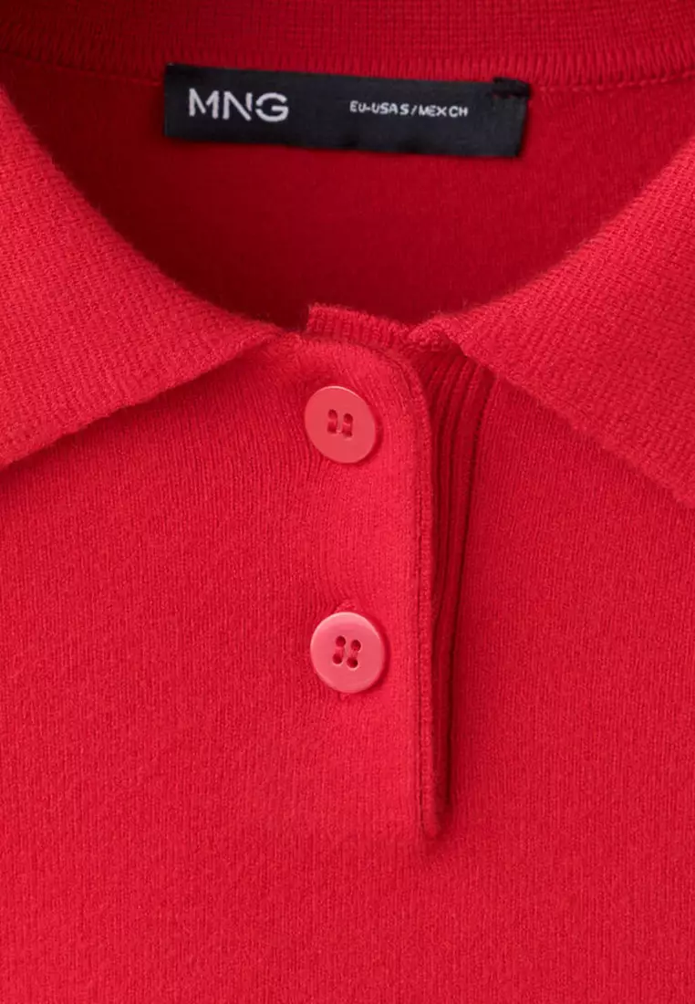 Buy Mango Knitted Polo-Neck Sweater 2026 Online | ZALORA Philippines
