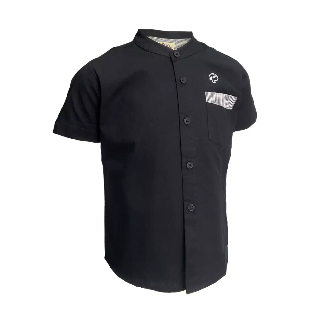 Pingu Koko Anak Laki Laki Shanghai Polos Pendek Hitam 91701530