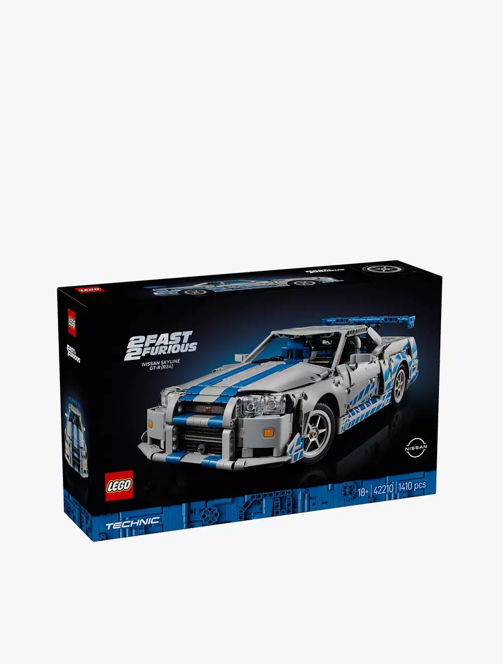 LEGO® Technic 2 Fast 2 Furious Nissan Skyline GT-R (R34) Car - 42210
