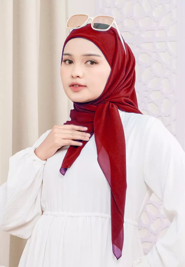 HIJAB INSTAN ALINE - MAROON