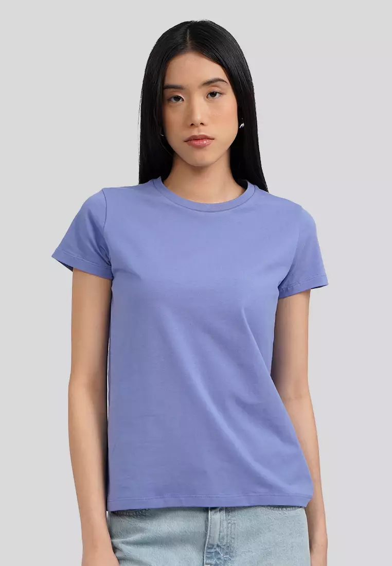 Basic Round Neck Cotton T-Shirt