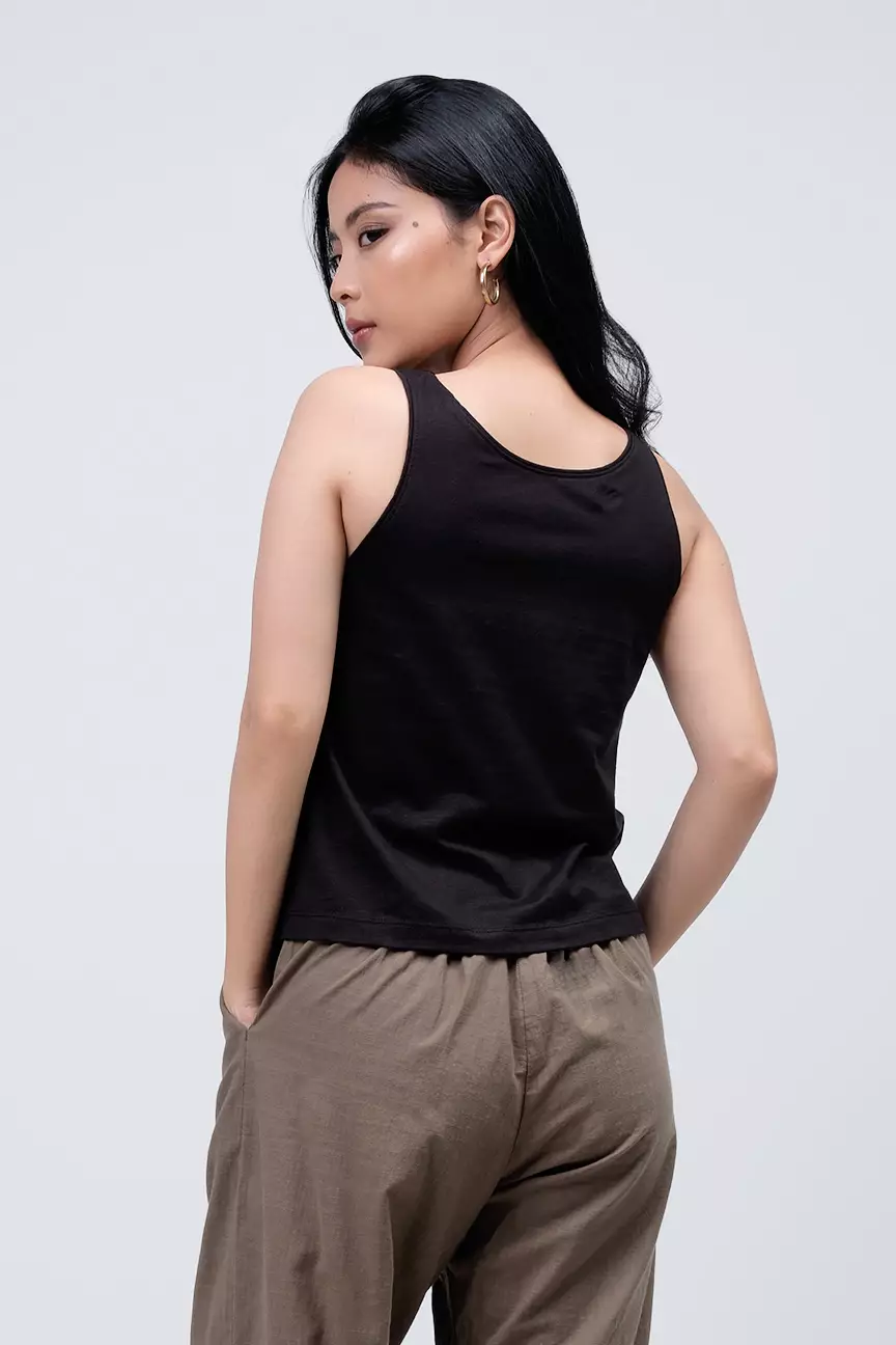 Tanktop Wanita Lovisa Black