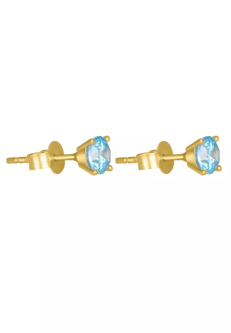Gemtstone Mini Studs Earrings 18k Gold